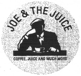 JOE & THE JUICE COFFEE JUICE AND MUCH MORE logo