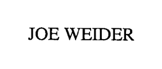 JOE WEIDER logo