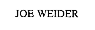 JOE WEIDER logo