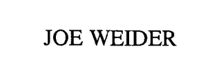 JOE WEIDER logo
