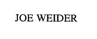 JOE WEIDER logo