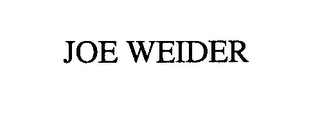 JOE WEIDER logo