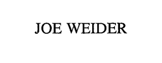 JOE WEIDER logo