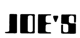 JOE'S logo