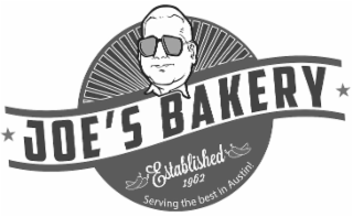JOE'S BAKERY ESTABLISHED 1962 SERVING THE BEST IN AUSTIN! logo