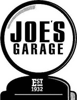 JOE'S GARAGE EST 1932 logo