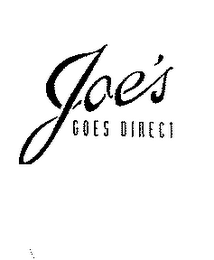 JOE'S GOES DIRECT logo