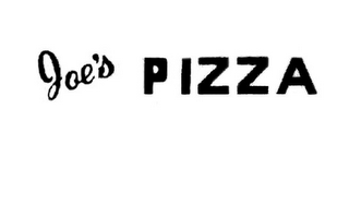 JOE'S PIZZA logo