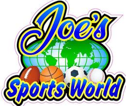 JOE'S SPORTS WORLD logo