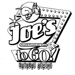 JOE'S TO GO! FOOD & TREATS FOR DOGS NATURAL RECIPE logo