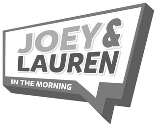 JOEY & LAUREN IN THE MORNING logo