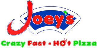 JOEY'S CRAZY FAST HOT PIZZA logo