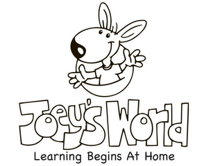 JOEY'S WORLD LEARNING BEGINS AT HOME logo