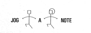 JOG A NOTE logo