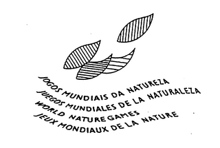 JOGOS MUNDIAIS DA NATUREZA JUEGOS MUNDIALES DE LA NATURALEZA WORLD NATURE GAMES JEUX MONDIAUX DE LA NATURE logo