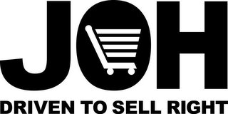 JOH DRIVEN TO SELL RIGHT logo