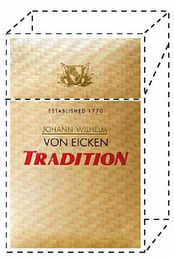 JOHANN WILHELM VON EICKEN TRADITION ESTABLISHED 1770 logo