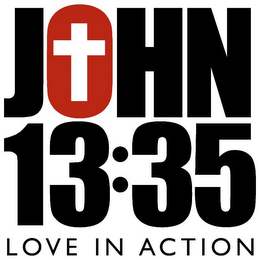 JOHN 13:35 LOVE IN ACTION logo