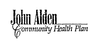 JOHN ALDEN COMMUNITY HEALTH PLAN logo