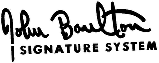 JOHN BOULTON SIGNATURE MUSIC SYSTEM logo