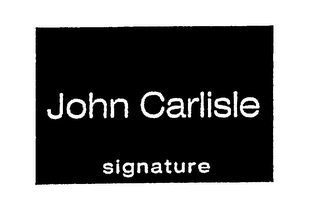 JOHN CARLISLE SIGNATURE logo