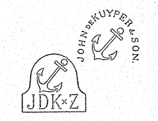 JOHN DE KUYPER & SON JDK-Z logo