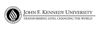 JOHN F. KENNEDY UNIVERSITY TRANSFORMING LIVES, CHANGING THE WORLD logo