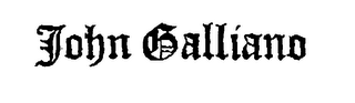 JOHN GALLIANO logo