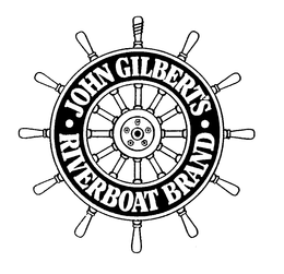 JOHN GILBERT'S RIVERBOAT BRAND logo