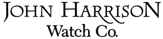 JOHN HARRISON WATCH CO. logo