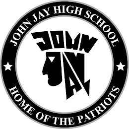 JOHN JAY HIGH SCHOOL HOME OF THE PATRIOTS JOHN JAY logo