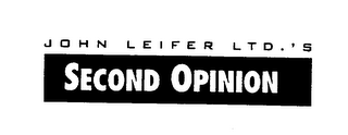 JOHN LEIFER LTD.'S SECOND OPINION logo