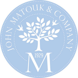 JOHN MATOUK & COMPANY 1929 M logo