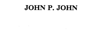 JOHN P. JOHN logo