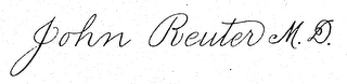 JOHN REUTER M.D.