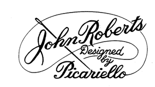 JOHN ROBERTS DESIGNED BY PICARIELLO logo