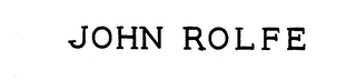 JOHN ROLFE logo