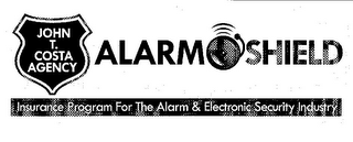 JOHN T.COSTA AGENCY ALARM SHIELD INSURANCE PROGRAM FOR THE ALARM & ELECTRONIC SECURITY INDUSTRY logo