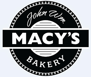 JOHN WM. MACY'S BAKERY logo