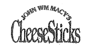 JOHN WM MACY'S CHEESESTICKS logo