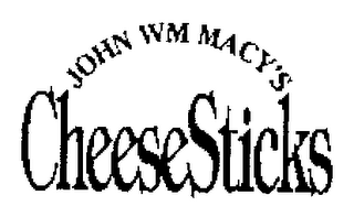 JOHN WM MACY'S CHEESESTICKS logo