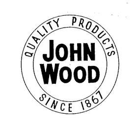 JOHN WOOD QUALITY PRODUCTS SINCE 1867 logo