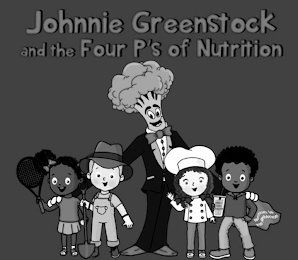 JOHNNIE GREENSTOCK AND THE FOUR P'S OF NUTRITION logo