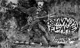 JOHNNY FLAME HOT SAUCE logo