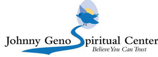 JOHNNY GENO SPIRITUAL CENTER BELIEVE YOU CAN TRUST logo