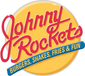 JOHNNY ROCKETS BURGERS, SHAKES, FRIES &FUN logo