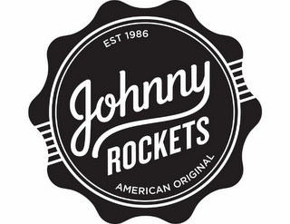 JOHNNY ROCKETS EST. 1986 AMERICAN ORIGINAL logo