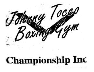 JOHNNY TOCCO BOXING GYM logo