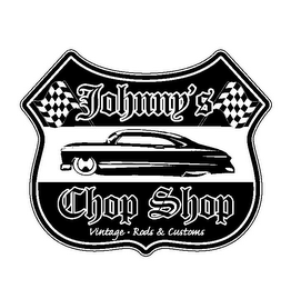 JOHNNY'S CHOP SHOP VINTAGE · RODS & CUSTOMS logo