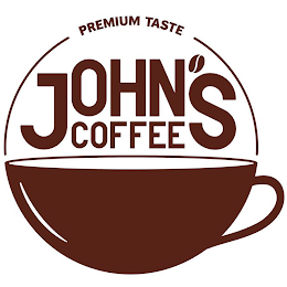 JOHN'S COFFEE PREMIUM TASTE logo